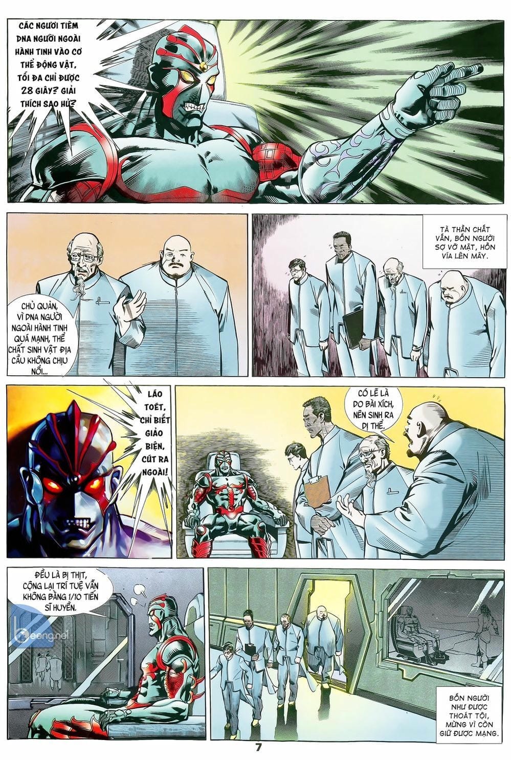 Truyện Tranh Long Hổ 5 Thế trang 8