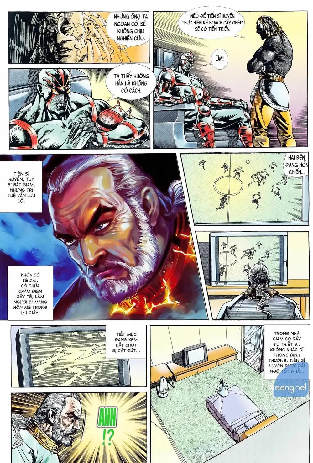 Truyện Tranh Long Hổ 5 Thế trang 8