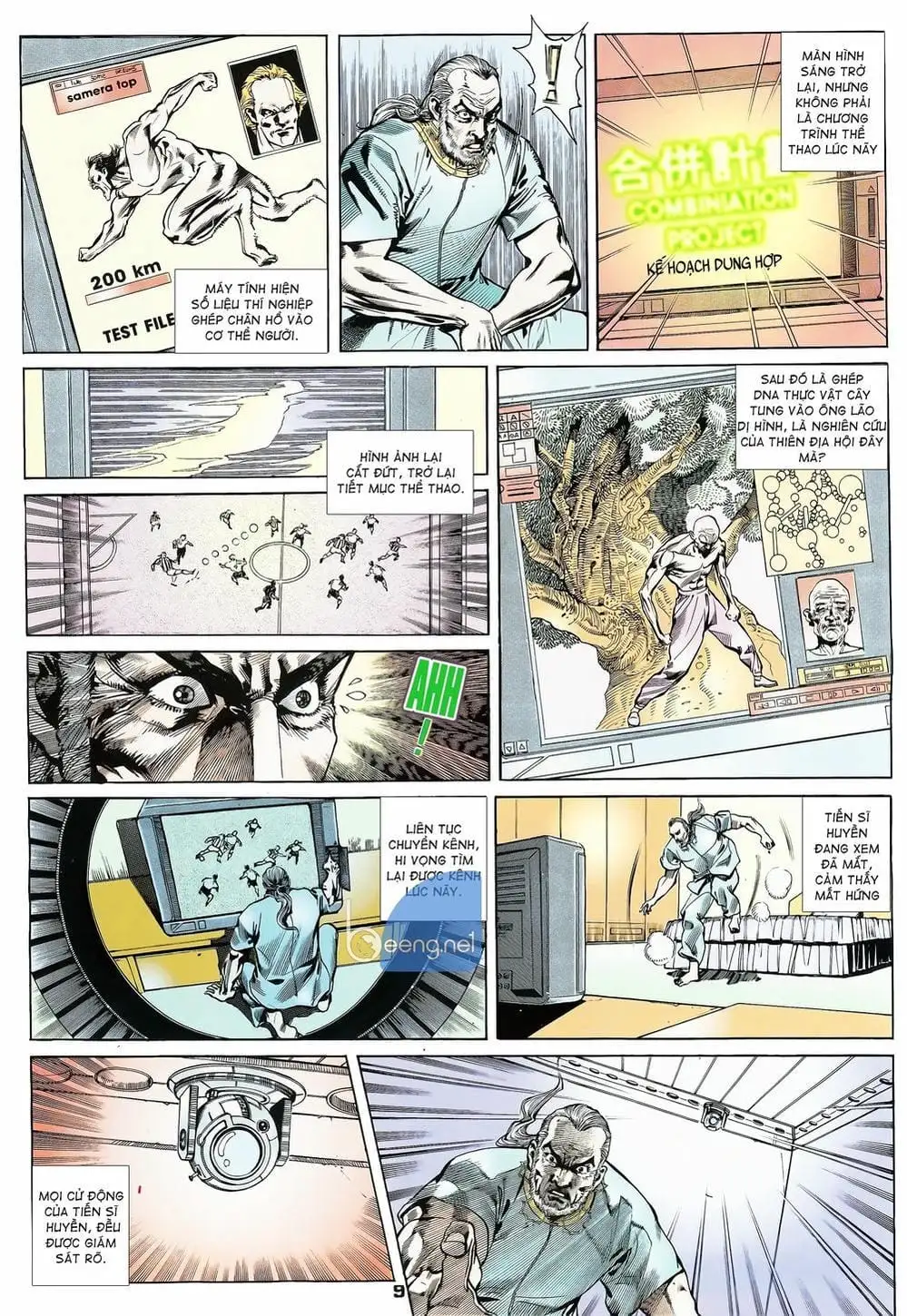 Truyện Tranh Long Hổ 5 Thế trang 8