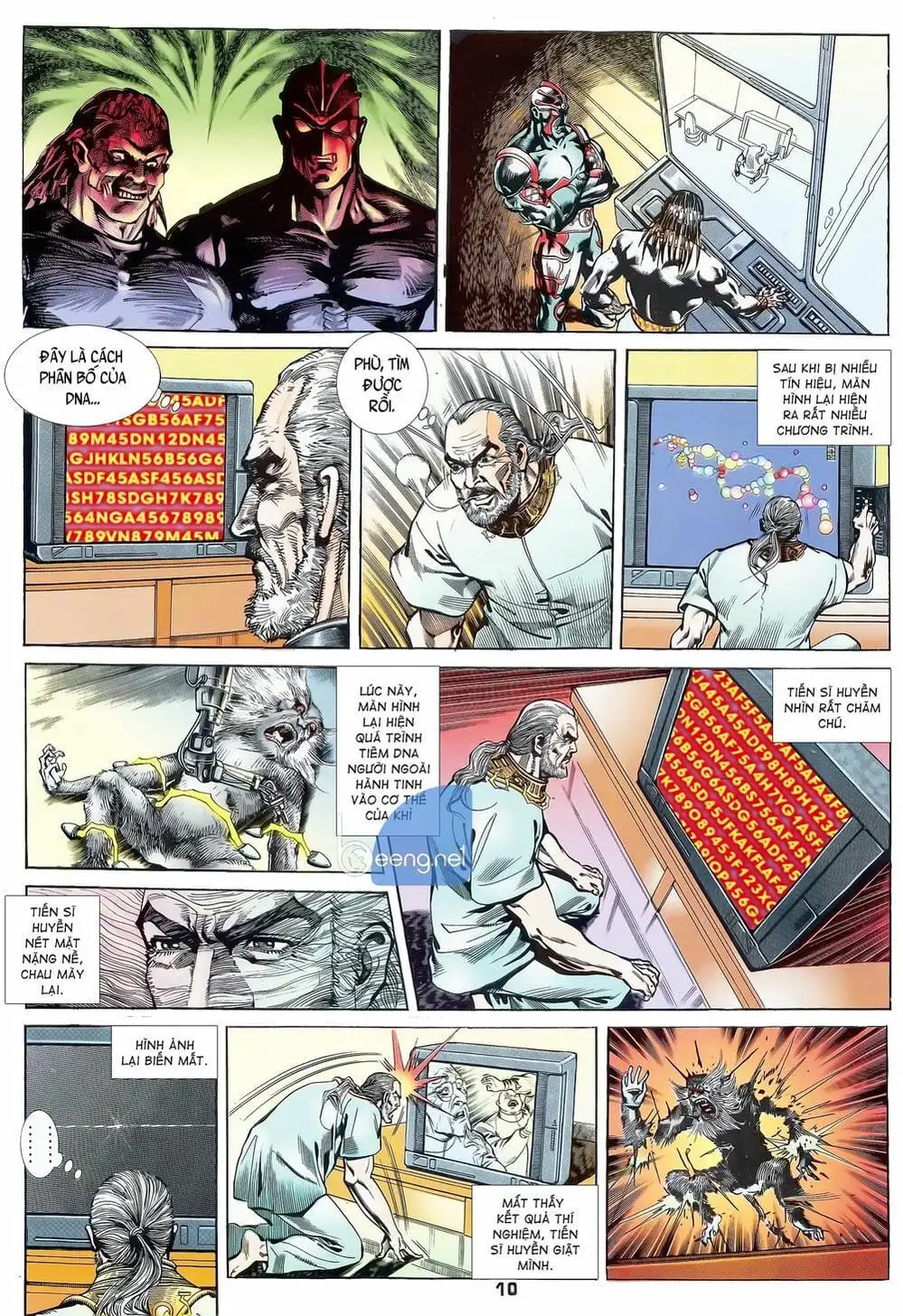 Truyện Tranh Long Hổ 5 Thế trang 8