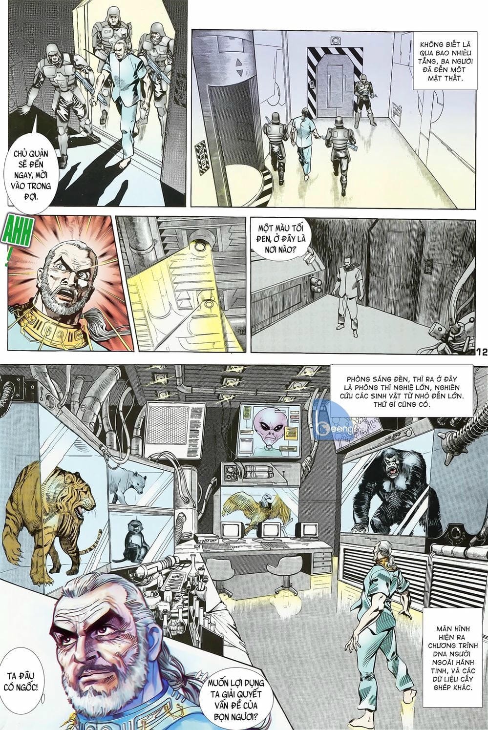 Truyện Tranh Long Hổ 5 Thế trang 8