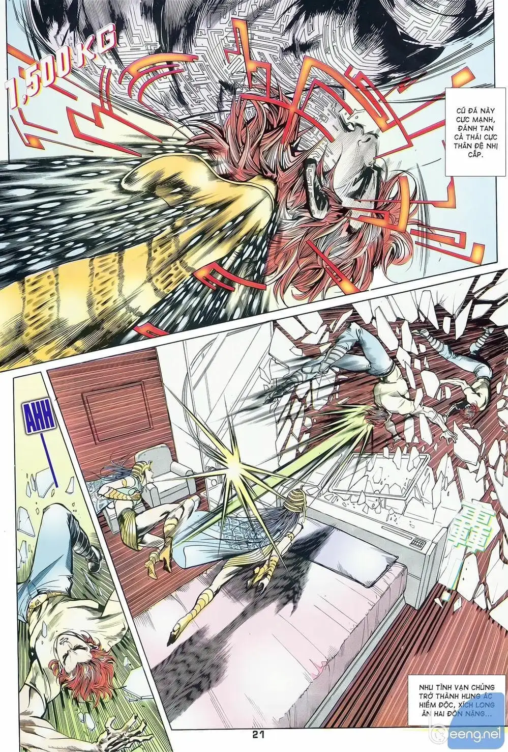 Truyện Tranh Long Hổ 5 Thế trang 8