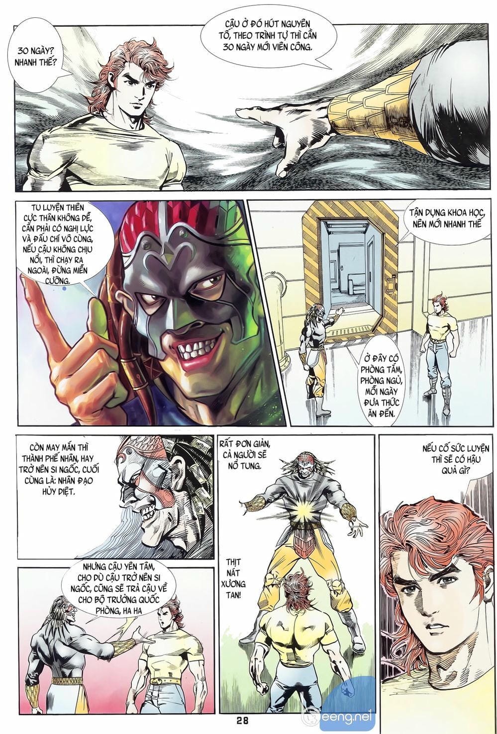 Truyện Tranh Long Hổ 5 Thế trang 8