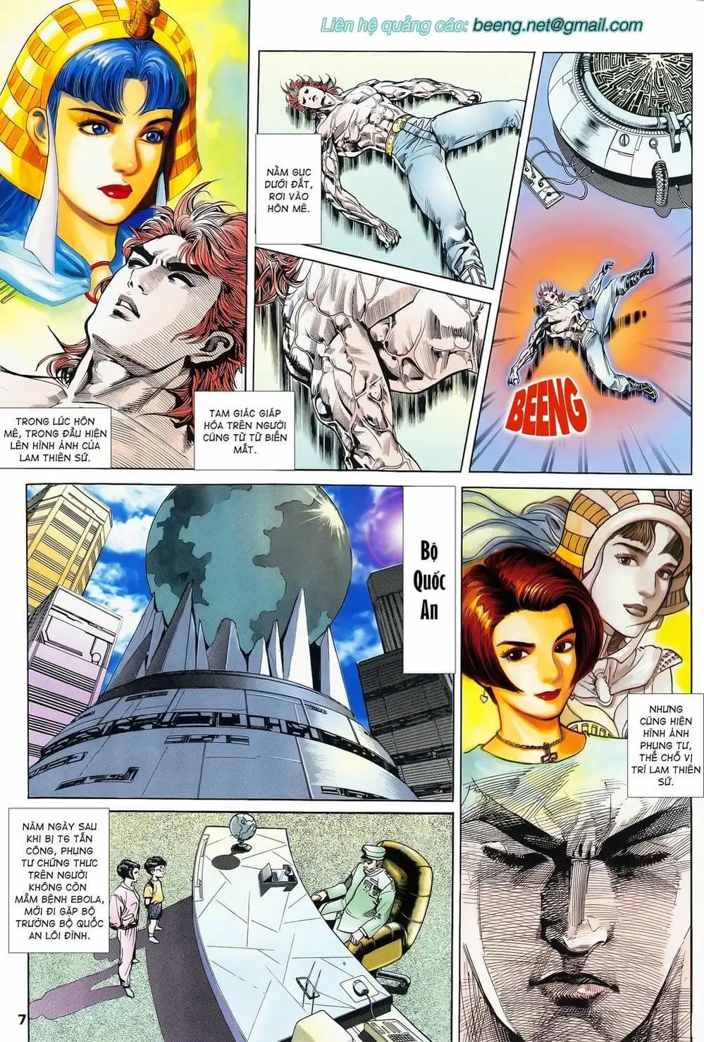 Truyện Tranh Long Hổ 5 Thế trang 8