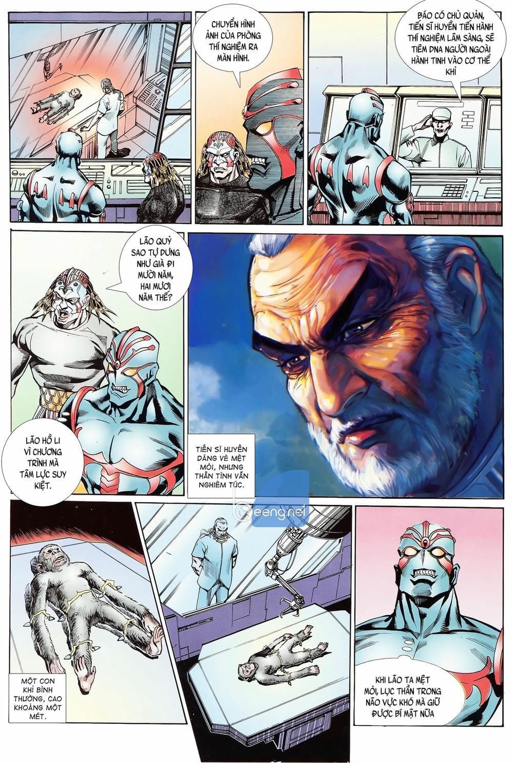 Truyện Tranh Long Hổ 5 Thế trang 8