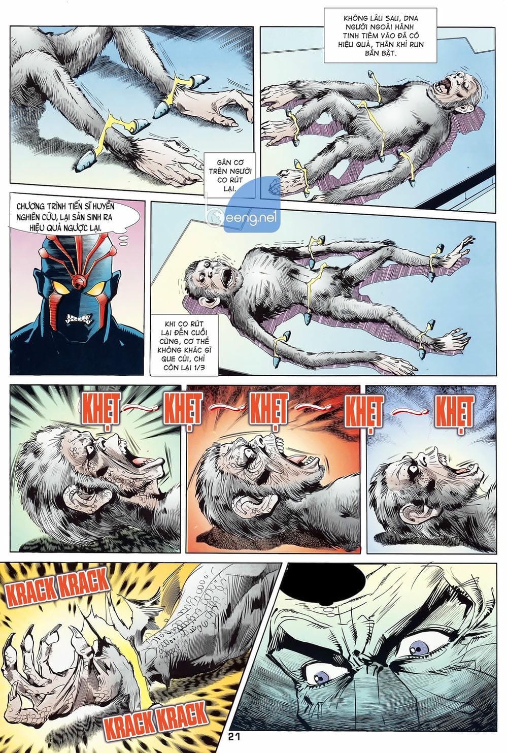 Truyện Tranh Long Hổ 5 Thế trang 8