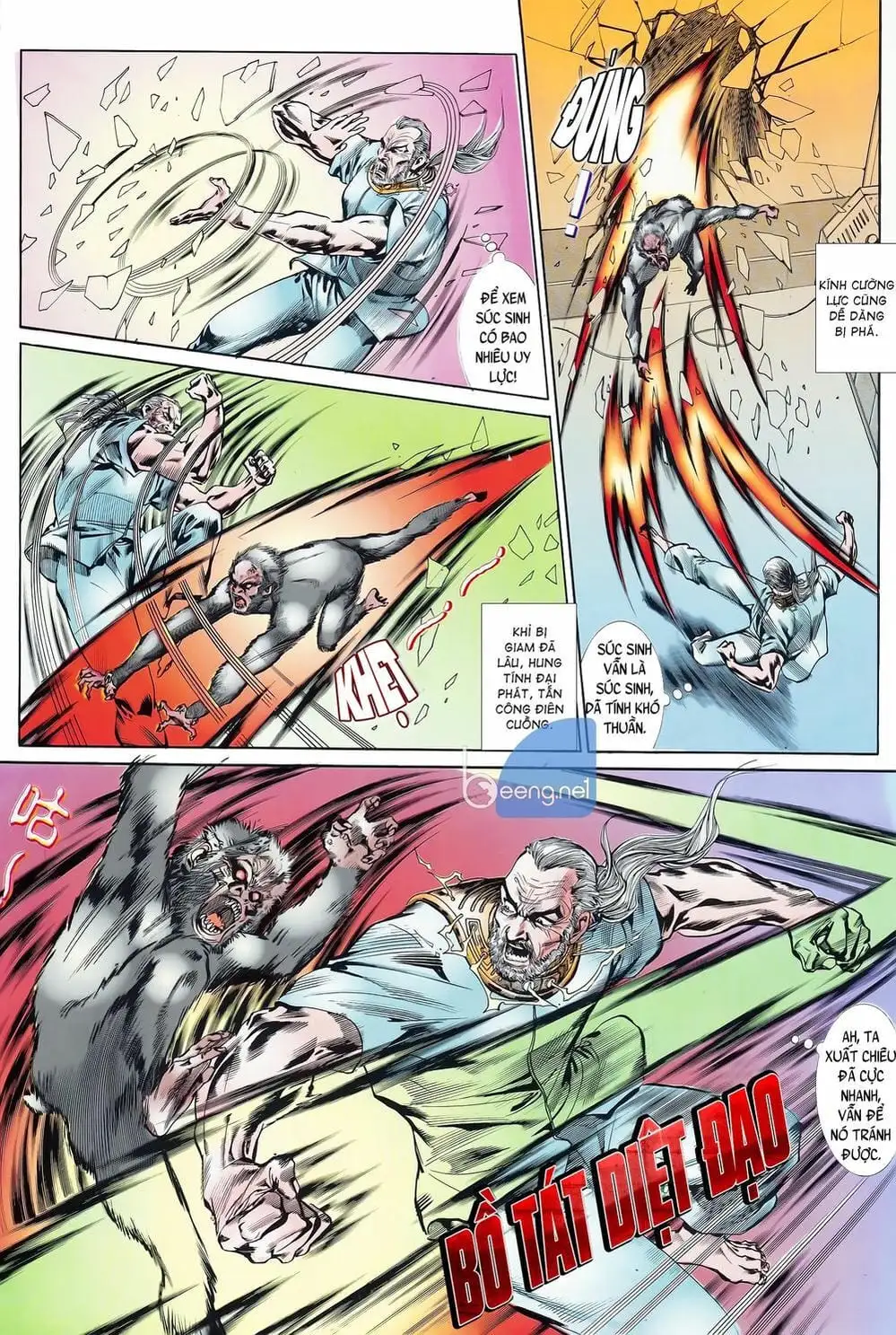 Truyện Tranh Long Hổ 5 Thế trang 8