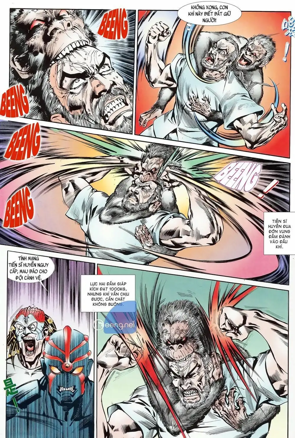 Truyện Tranh Long Hổ 5 Thế trang 8