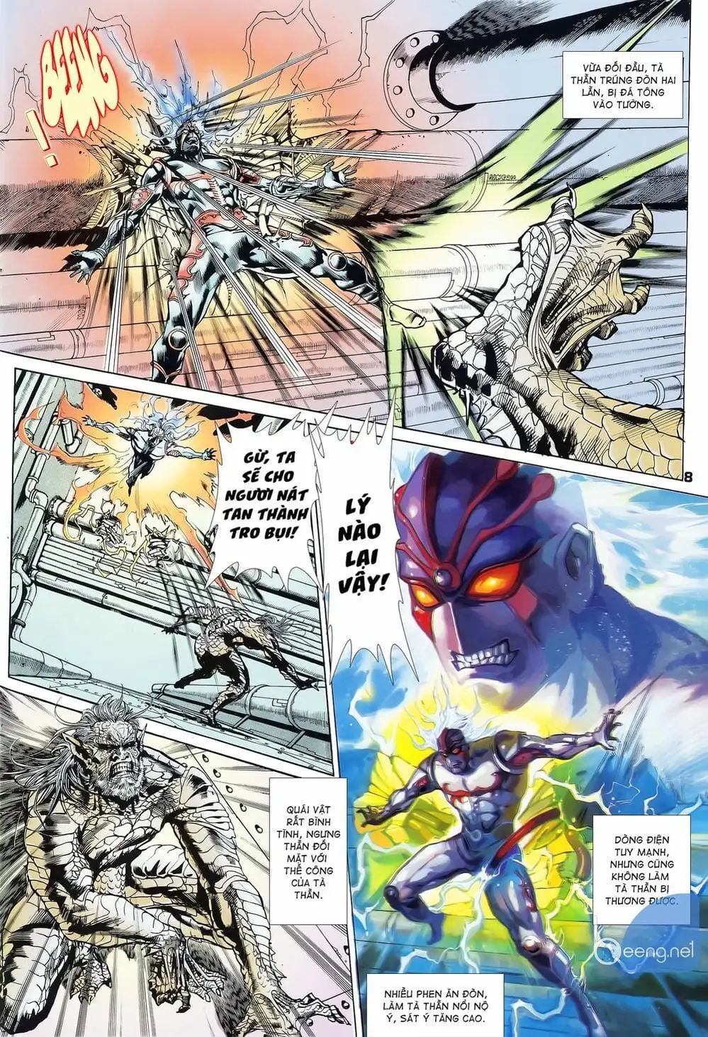 Truyện Tranh Long Hổ 5 Thế trang 8