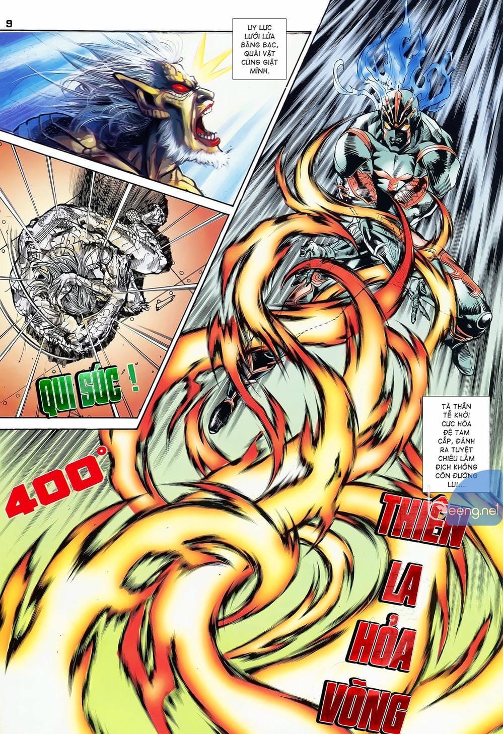 Truyện Tranh Long Hổ 5 Thế trang 8