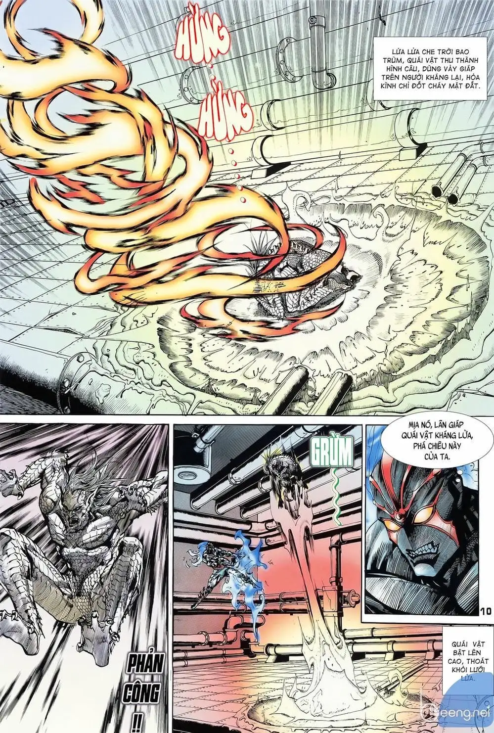Truyện Tranh Long Hổ 5 Thế trang 8