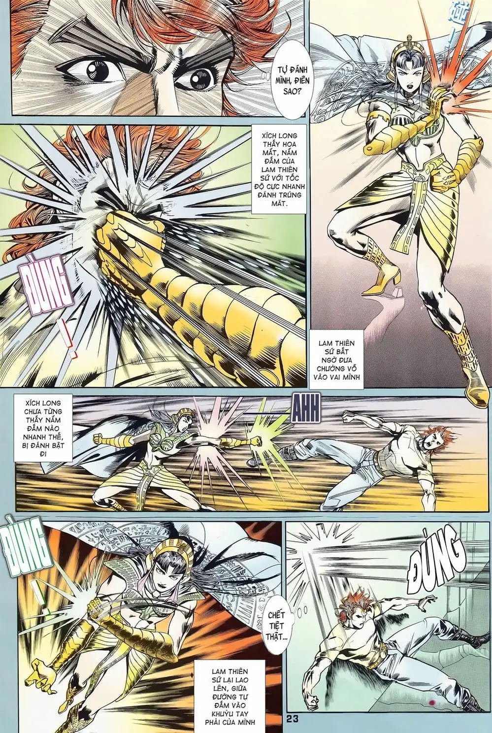 Truyện Tranh Long Hổ 5 Thế trang 8