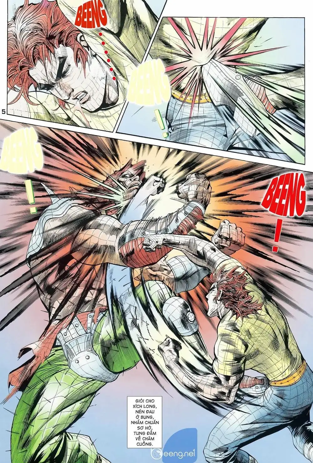 Truyện Tranh Long Hổ 5 Thế trang 8