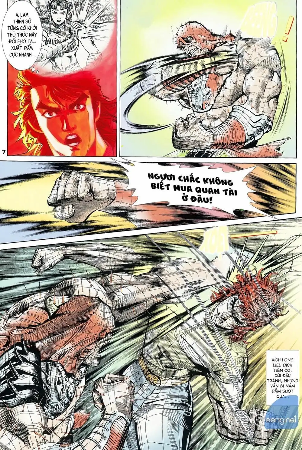 Truyện Tranh Long Hổ 5 Thế trang 8