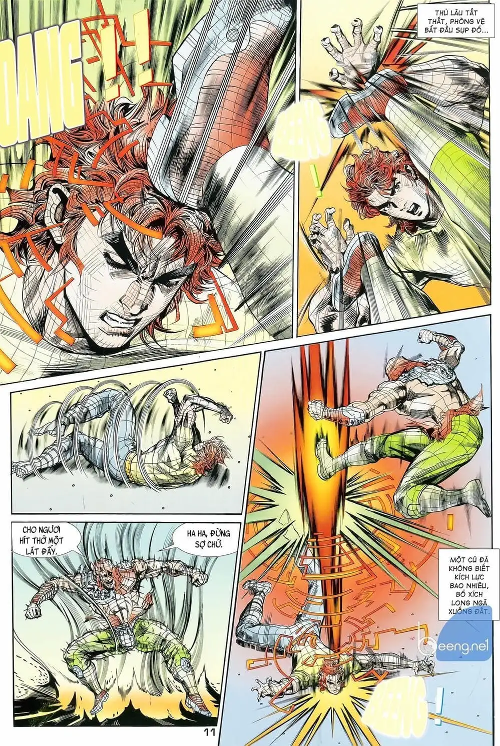 Truyện Tranh Long Hổ 5 Thế trang 8