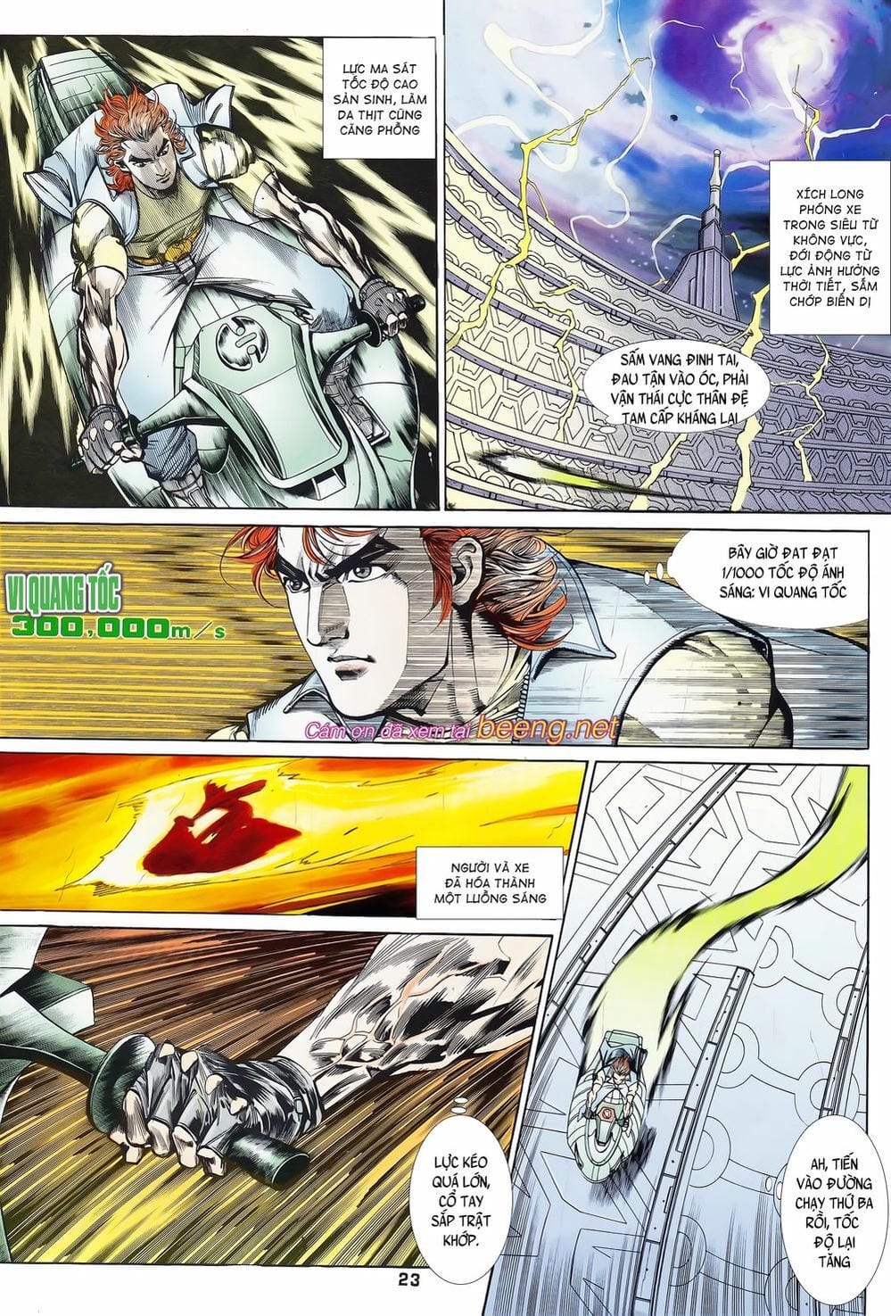 Truyện Tranh Long Hổ 5 Thế trang 8
