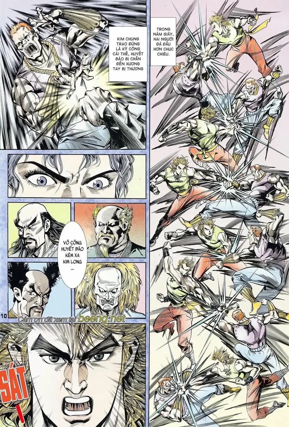 Truyện Tranh Long Hổ 5 Thế trang 8