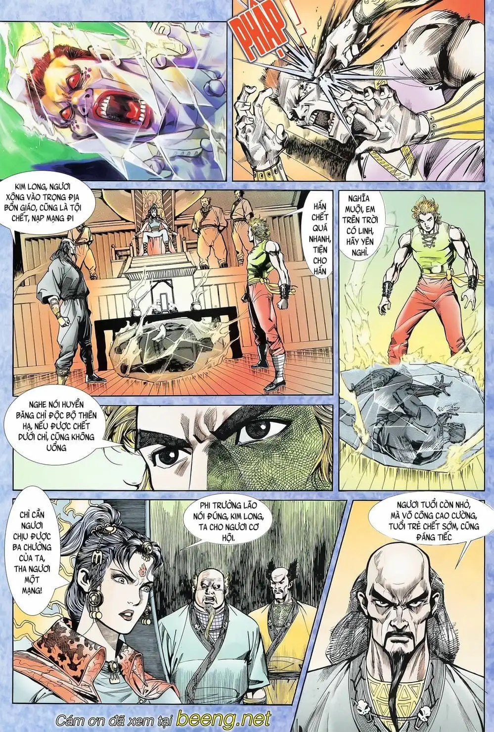 Truyện Tranh Long Hổ 5 Thế trang 8