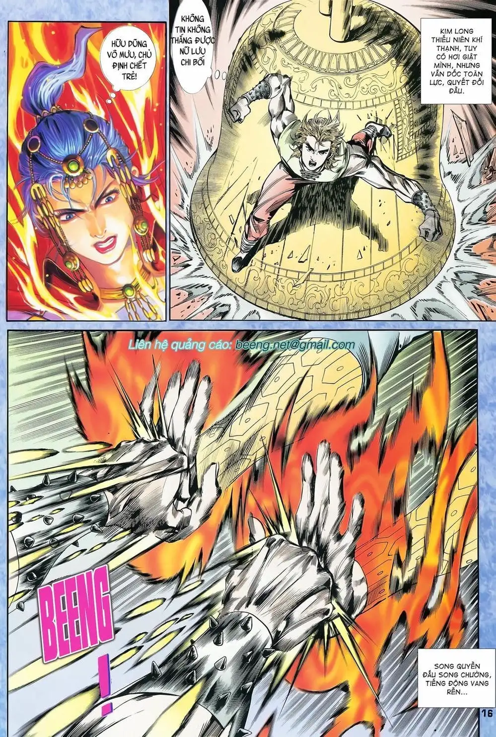 Truyện Tranh Long Hổ 5 Thế trang 8