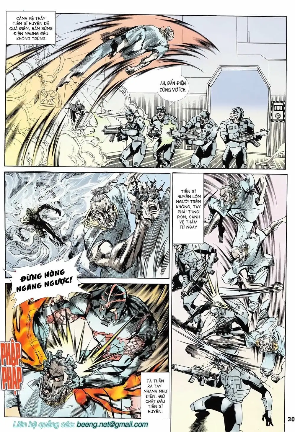 Truyện Tranh Long Hổ 5 Thế trang 8