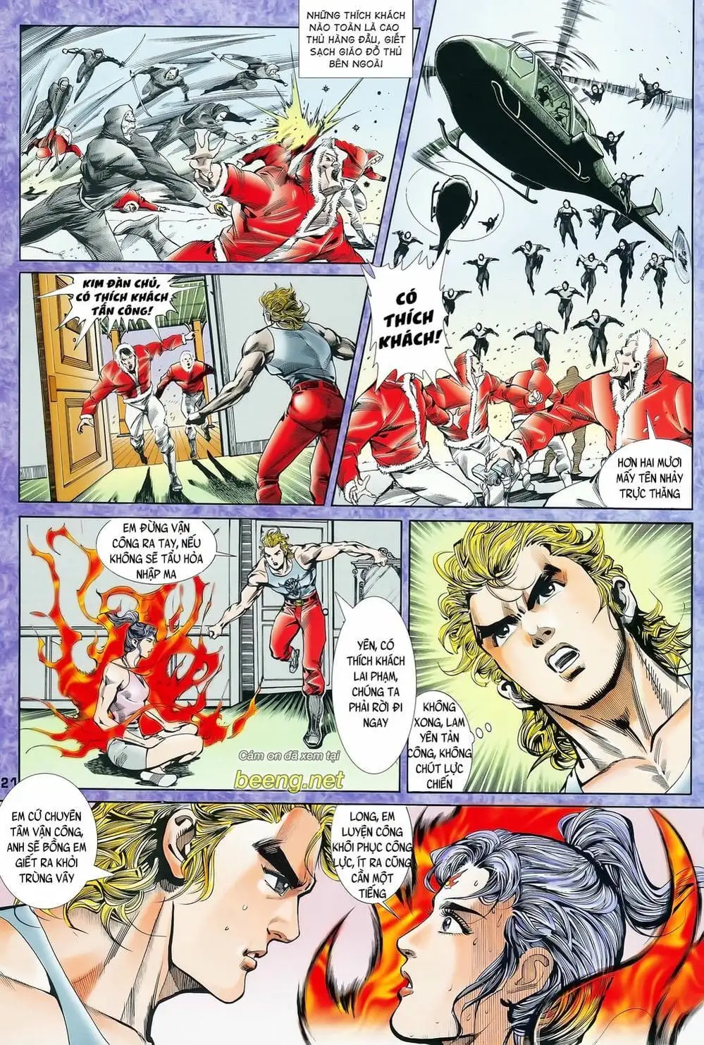 Truyện Tranh Long Hổ 5 Thế trang 8