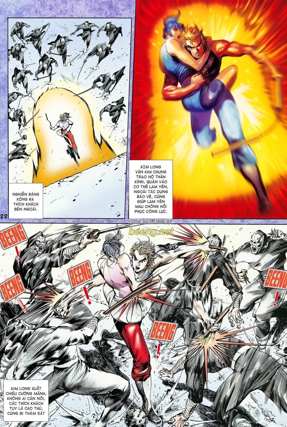 Truyện Tranh Long Hổ 5 Thế trang 8