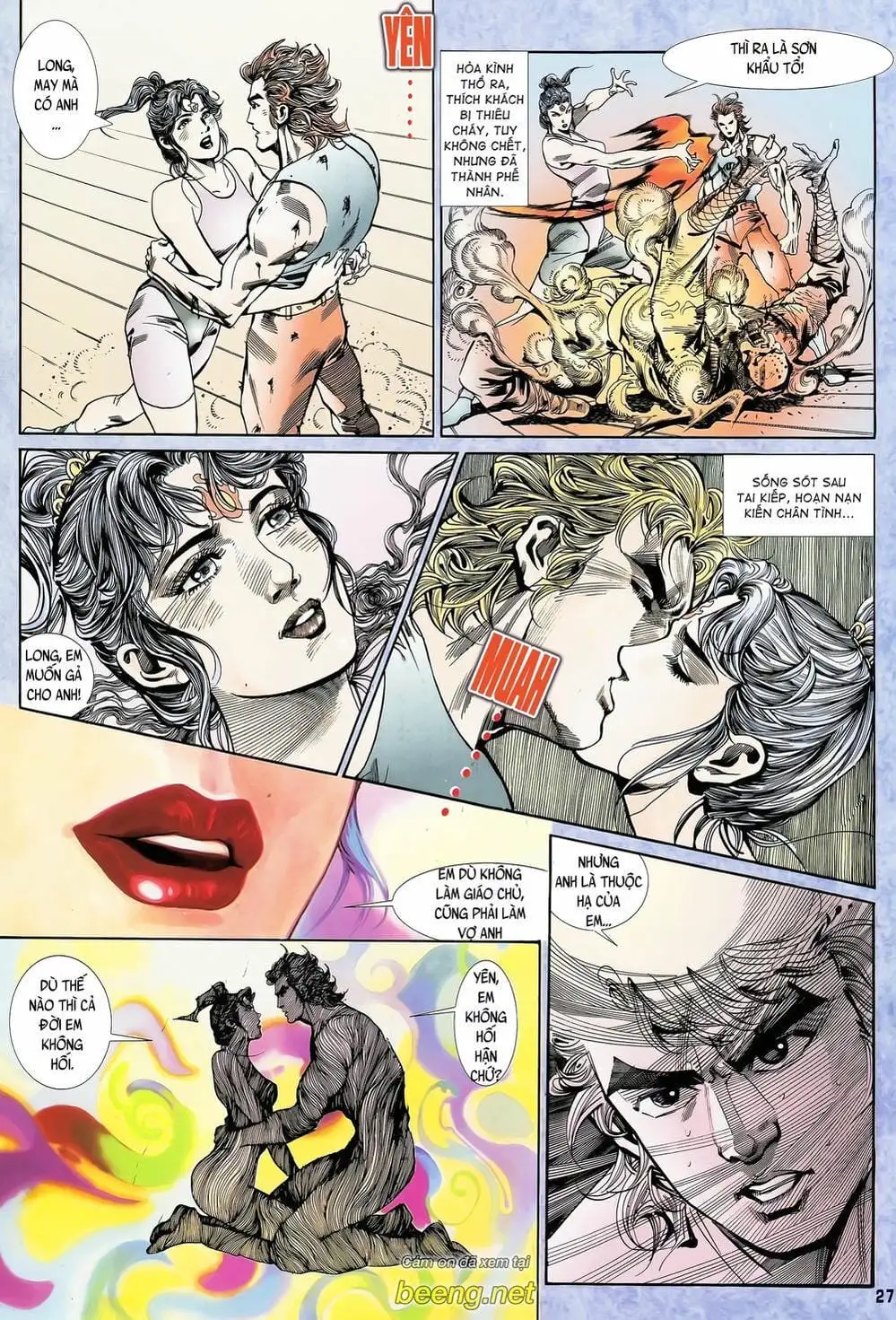 Truyện Tranh Long Hổ 5 Thế trang 8