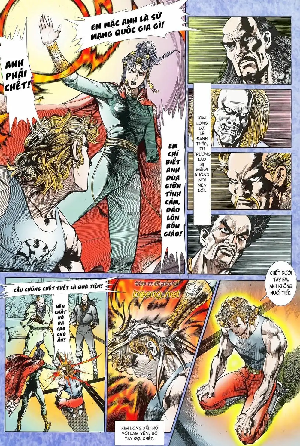 Truyện Tranh Long Hổ 5 Thế trang 8
