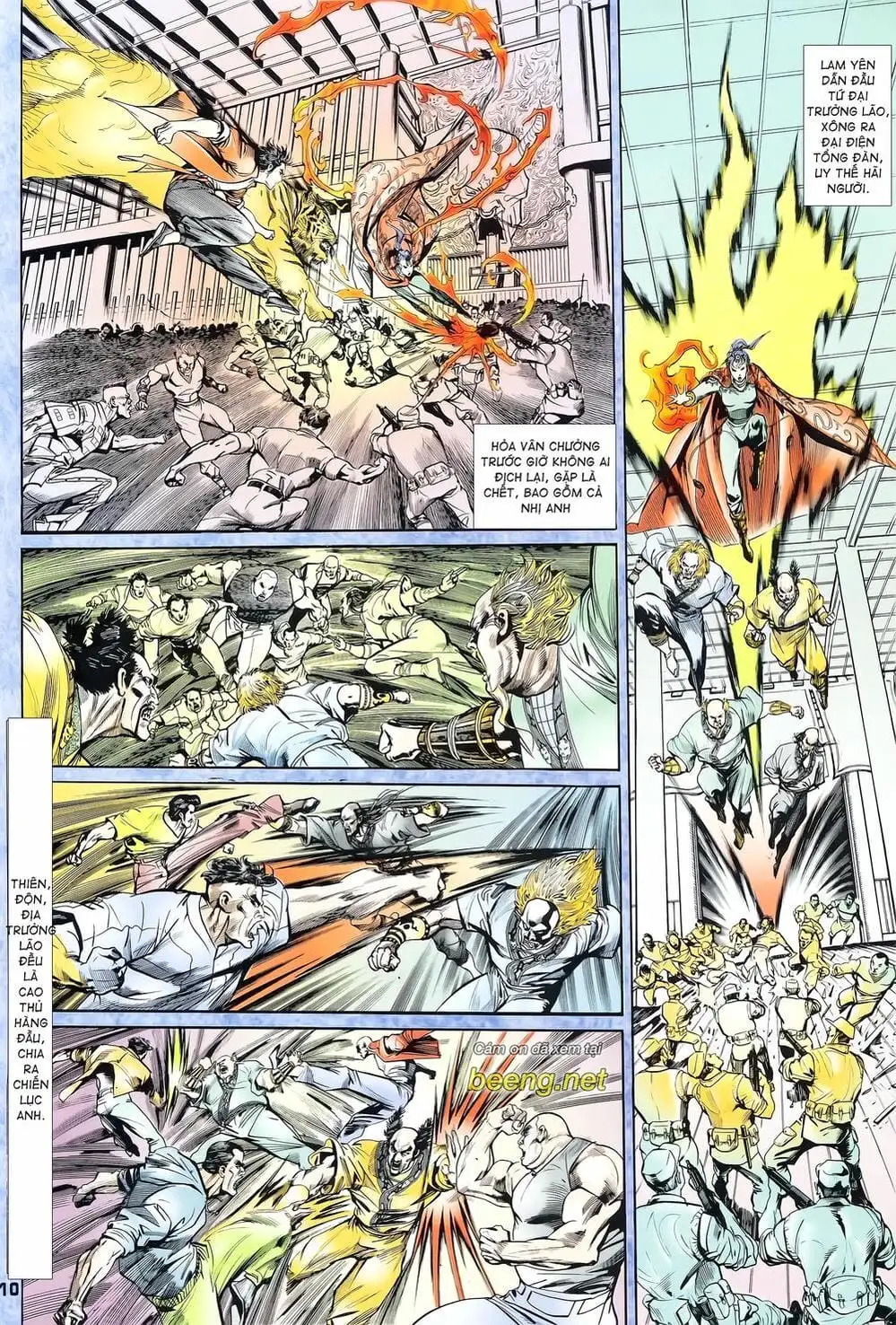 Truyện Tranh Long Hổ 5 Thế trang 8