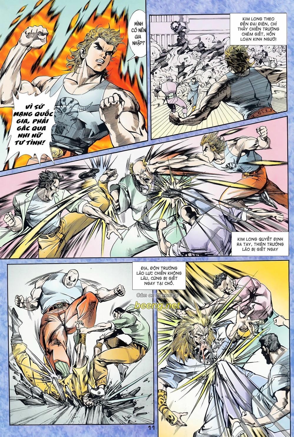 Truyện Tranh Long Hổ 5 Thế trang 8