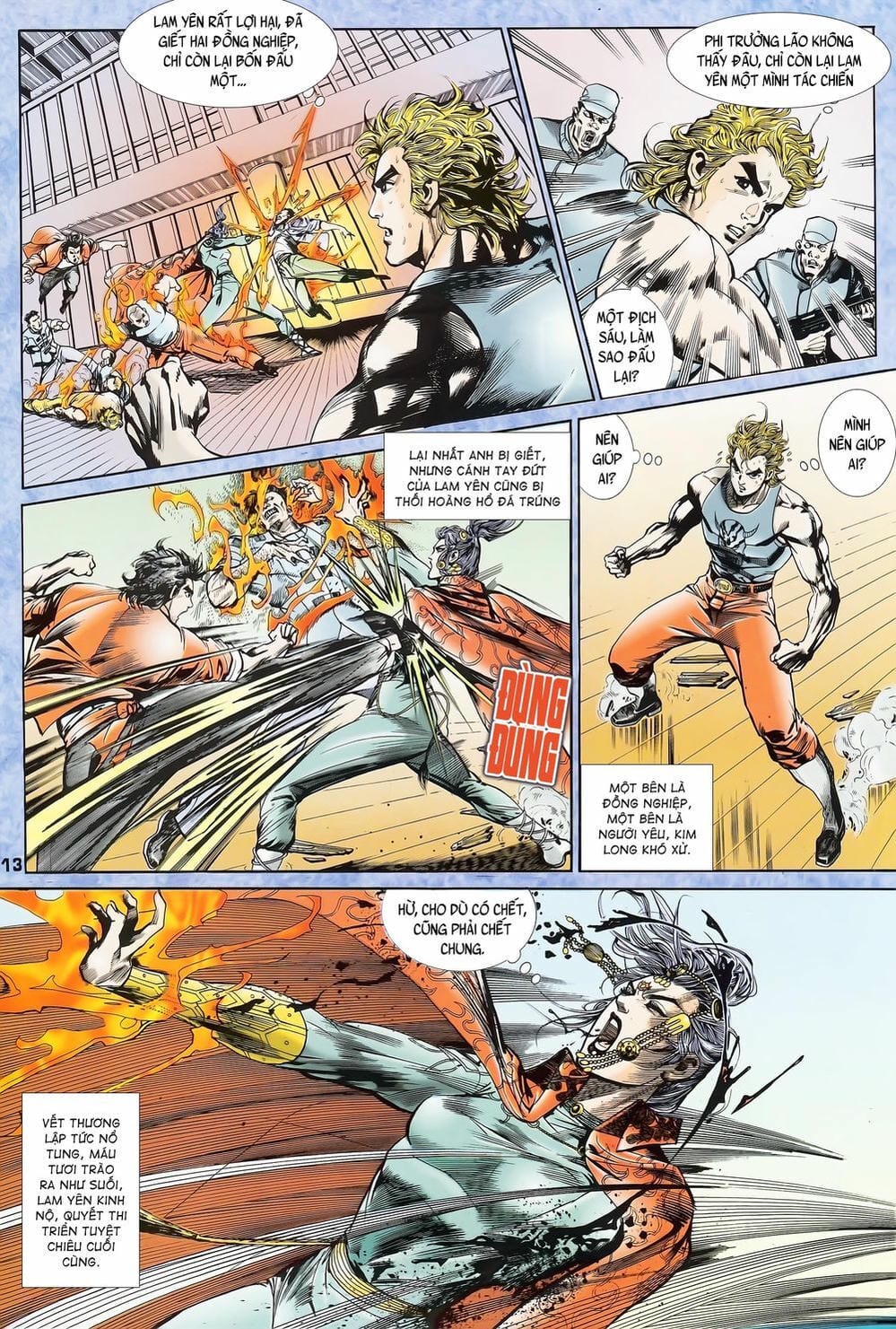 Truyện Tranh Long Hổ 5 Thế trang 8