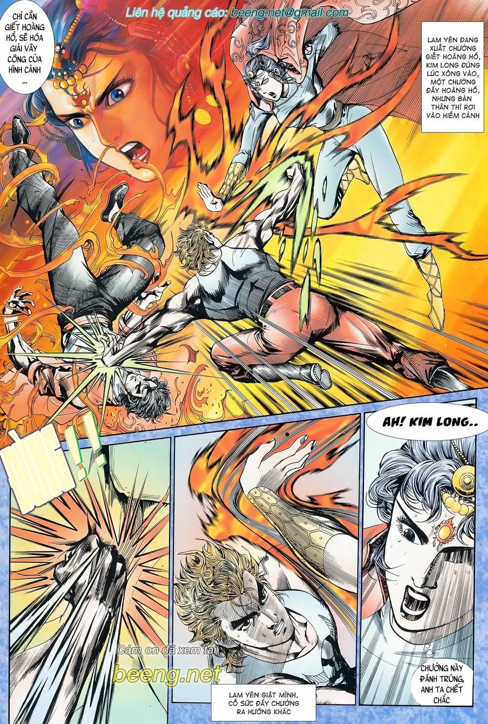 Truyện Tranh Long Hổ 5 Thế trang 8