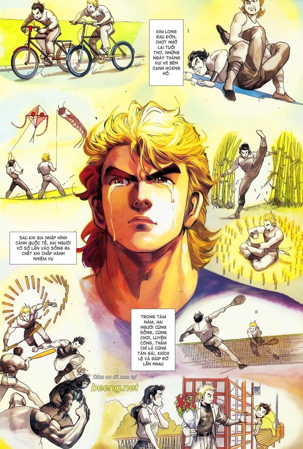 Truyện Tranh Long Hổ 5 Thế trang 8