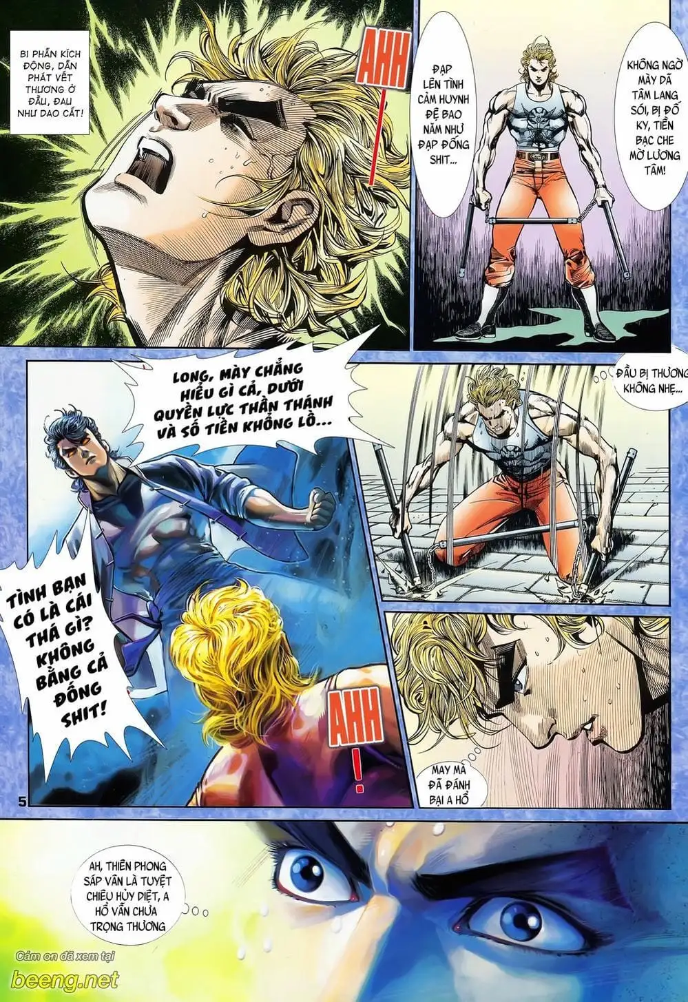 Truyện Tranh Long Hổ 5 Thế trang 8
