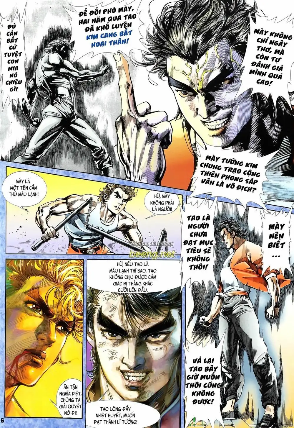 Truyện Tranh Long Hổ 5 Thế trang 8