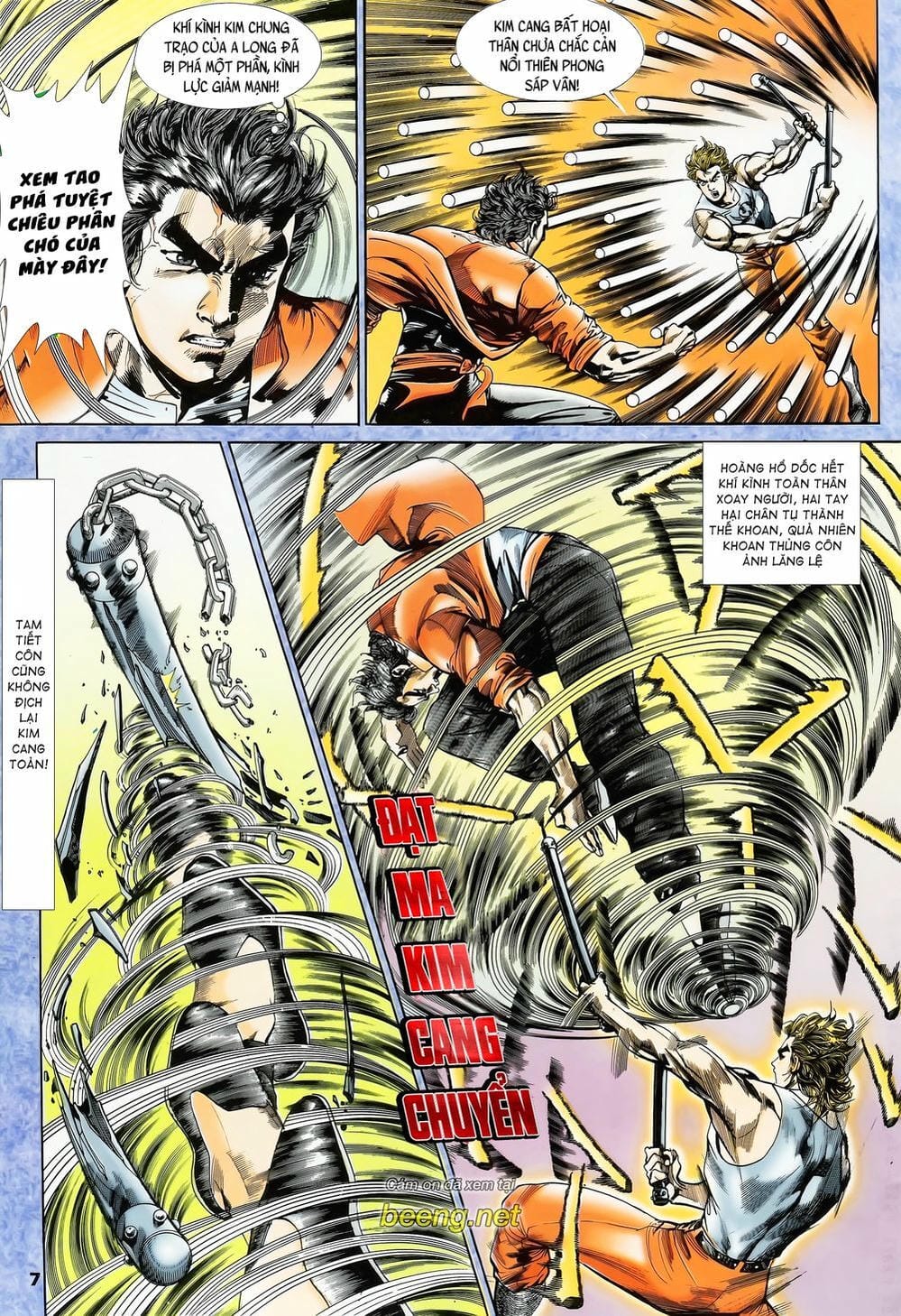 Truyện Tranh Long Hổ 5 Thế trang 8