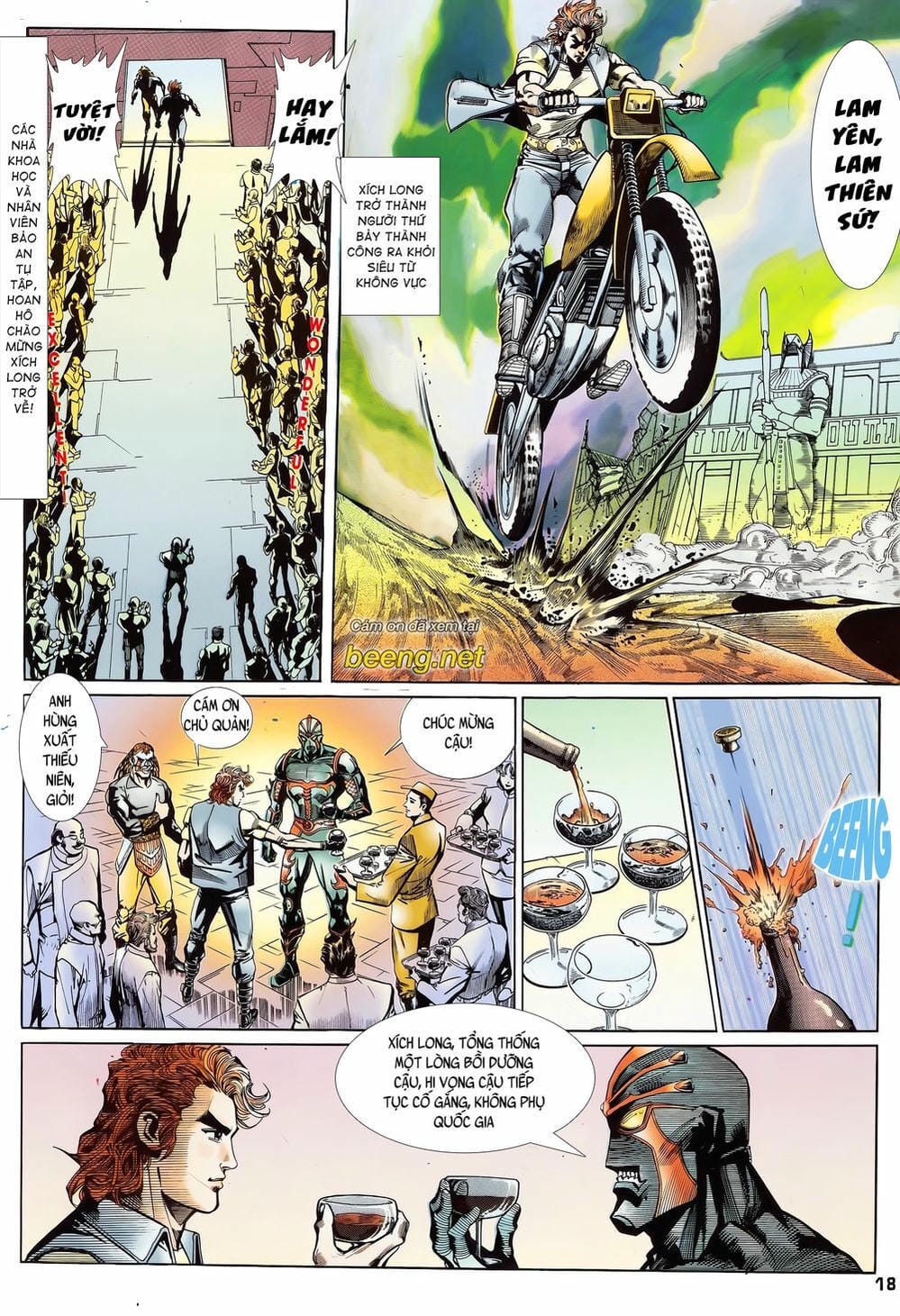 Truyện Tranh Long Hổ 5 Thế trang 8