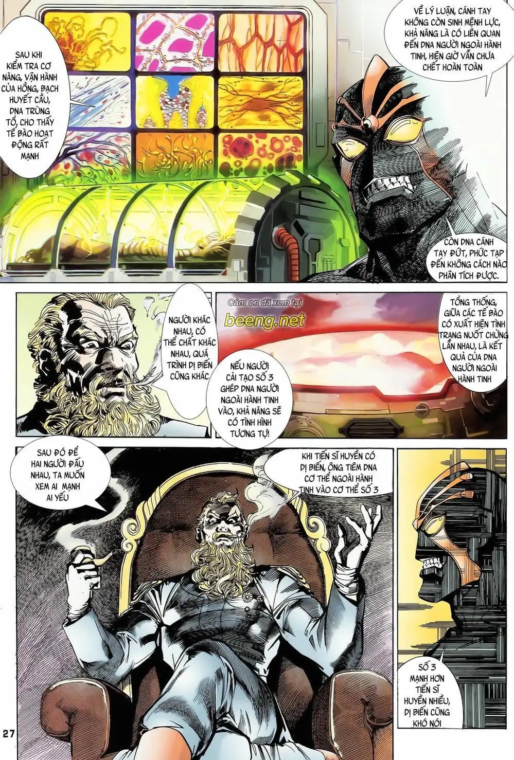 Truyện Tranh Long Hổ 5 Thế trang 8