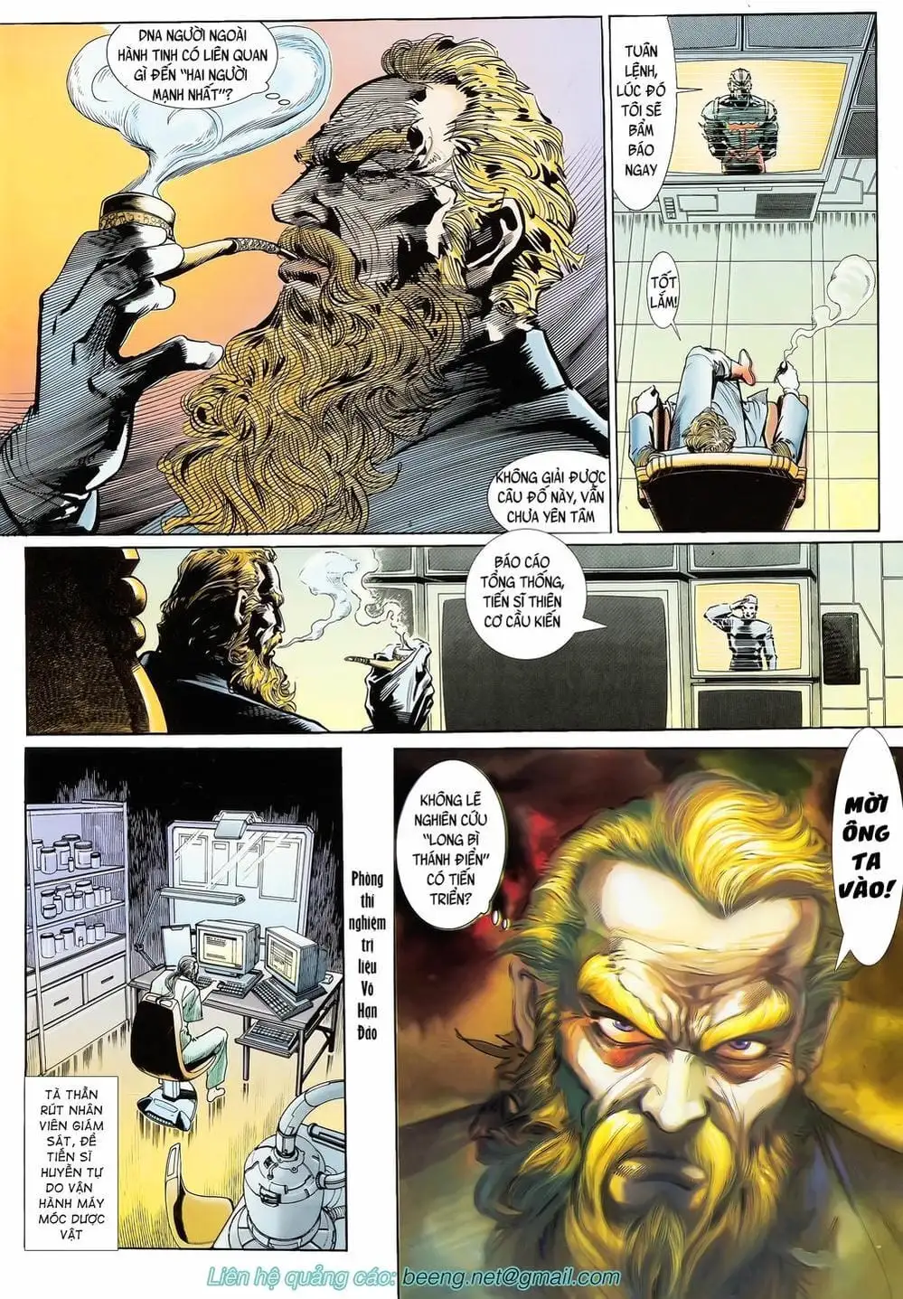 Truyện Tranh Long Hổ 5 Thế trang 8