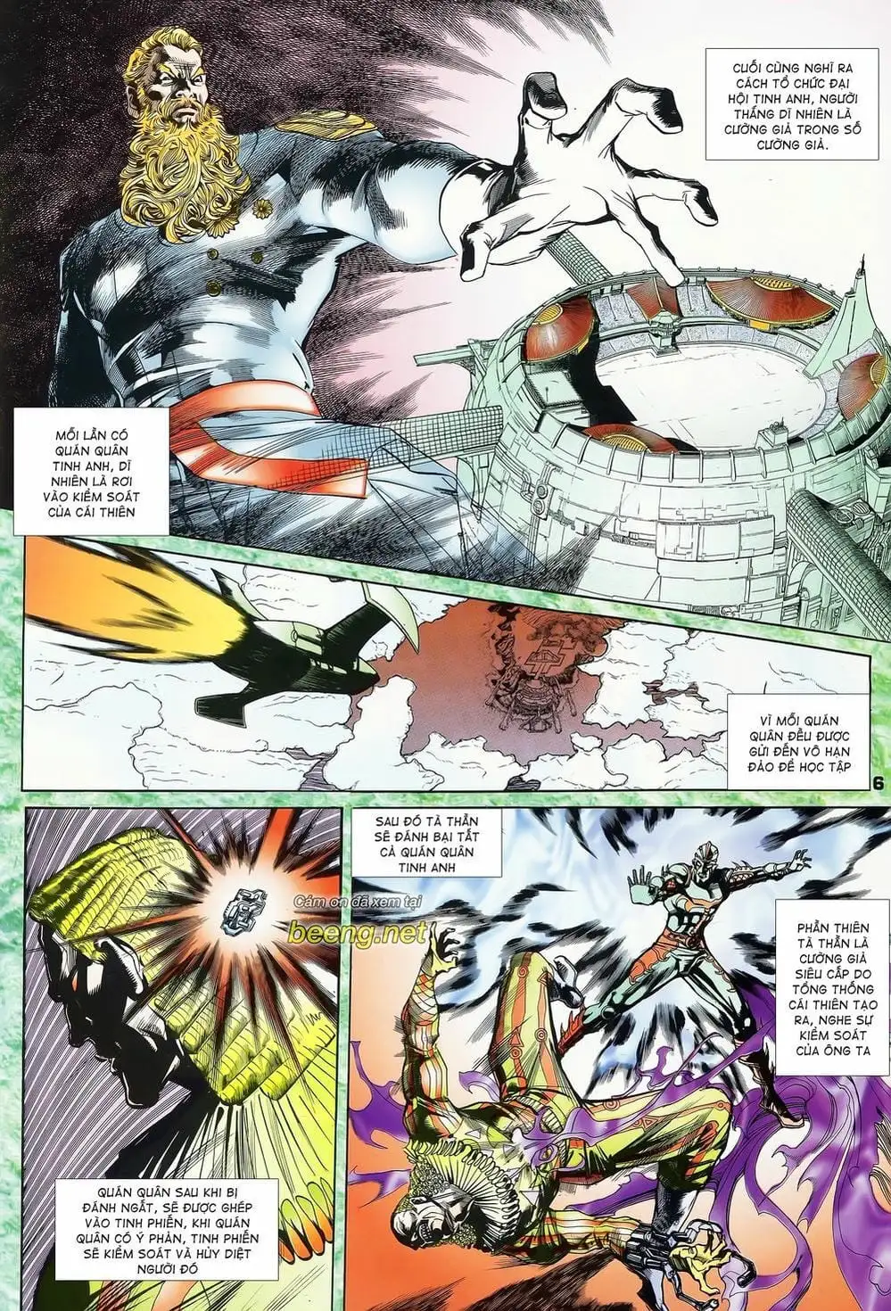 Truyện Tranh Long Hổ 5 Thế trang 8