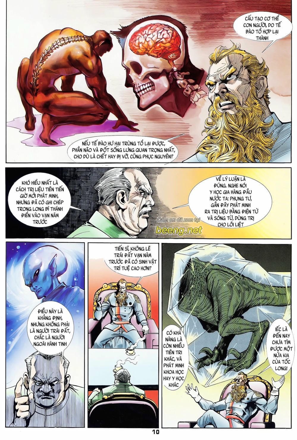 Truyện Tranh Long Hổ 5 Thế trang 8