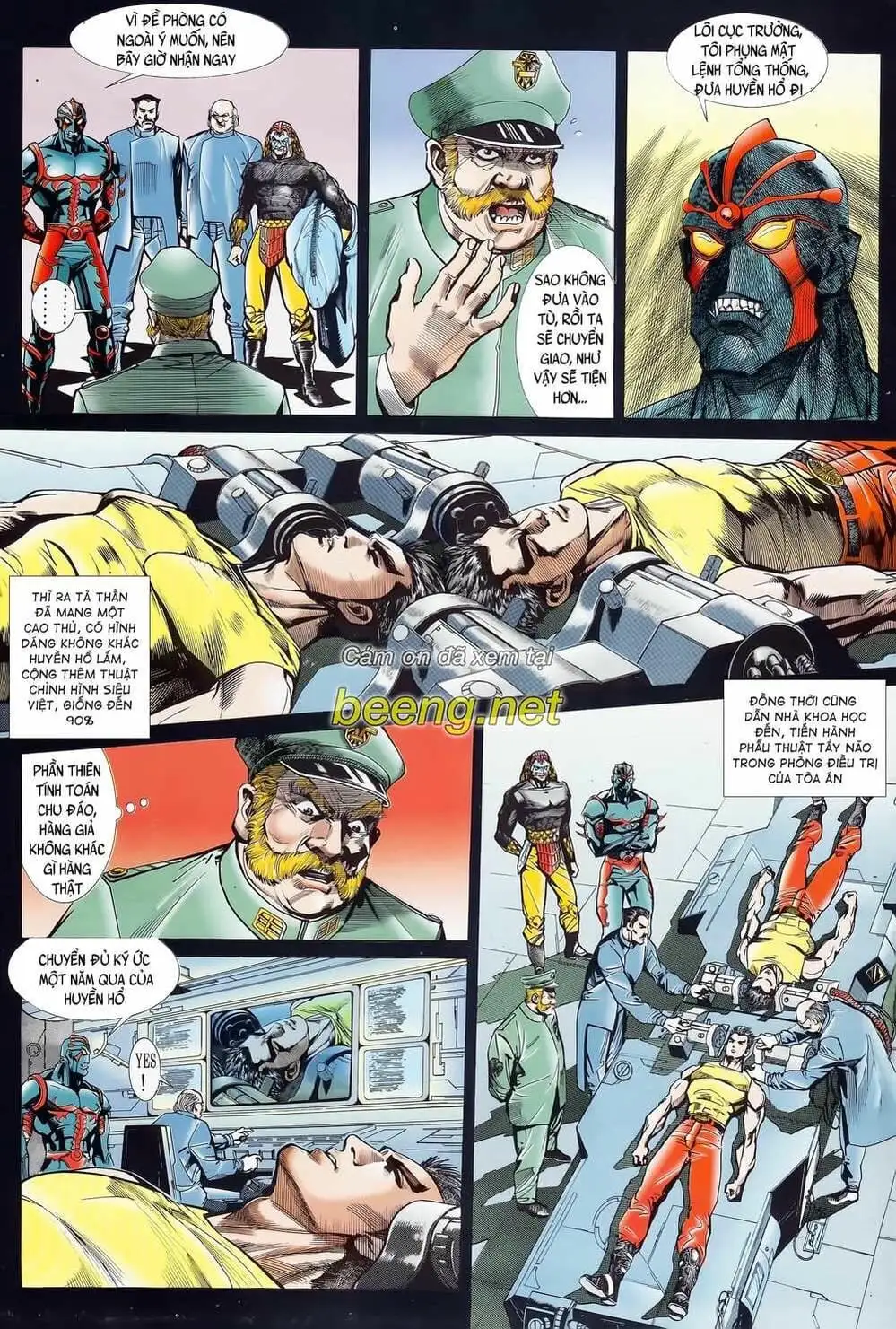 Truyện Tranh Long Hổ 5 Thế trang 8