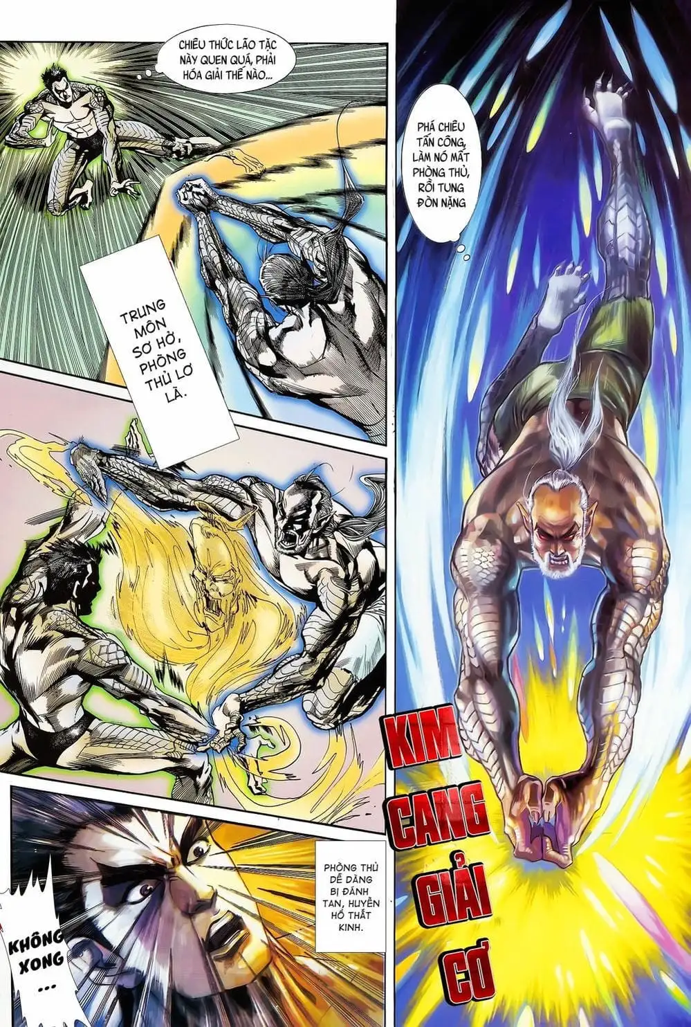 Truyện Tranh Long Hổ 5 Thế trang 8