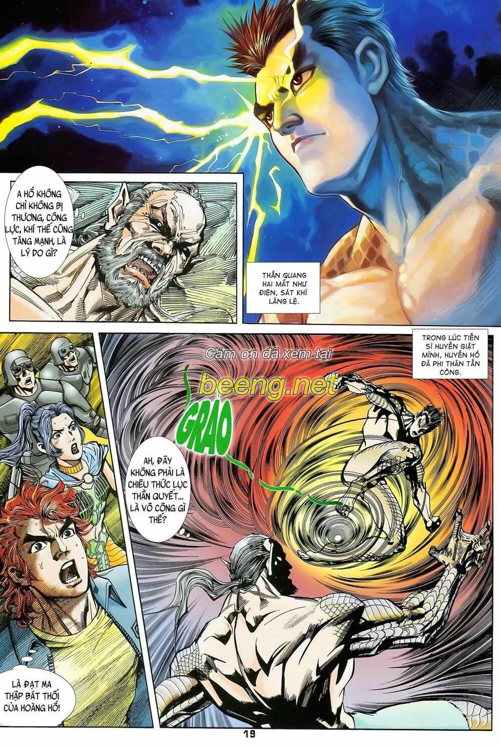 Truyện Tranh Long Hổ 5 Thế trang 8