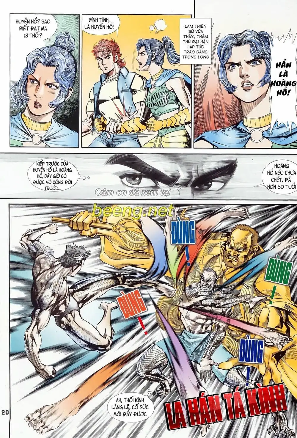 Truyện Tranh Long Hổ 5 Thế trang 8