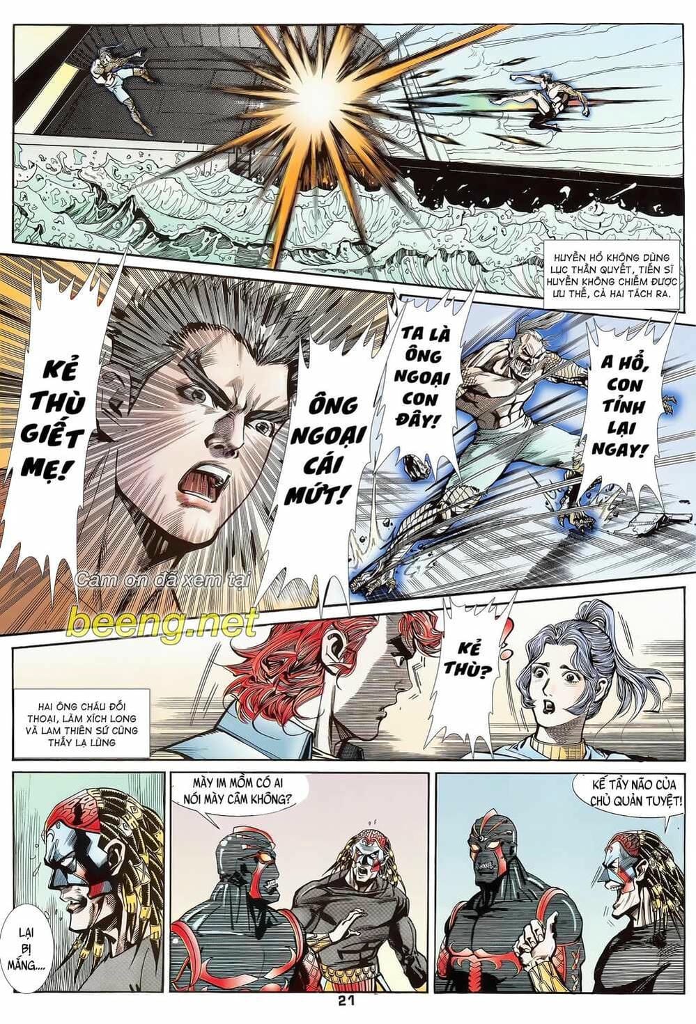 Truyện Tranh Long Hổ 5 Thế trang 8