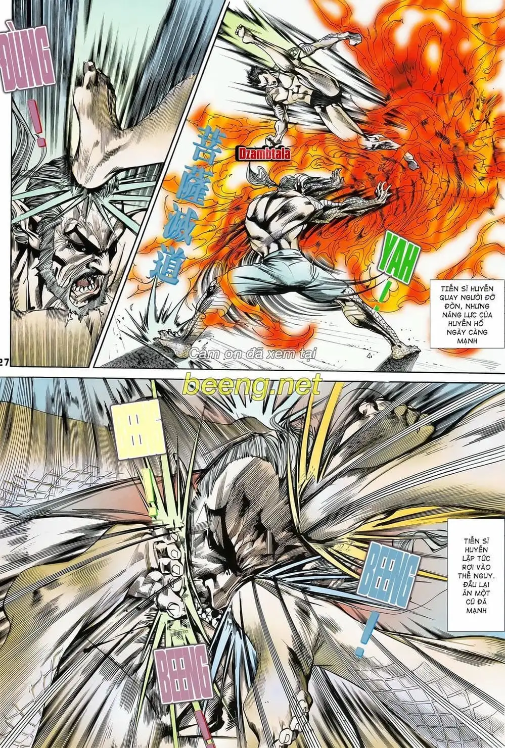Truyện Tranh Long Hổ 5 Thế trang 8