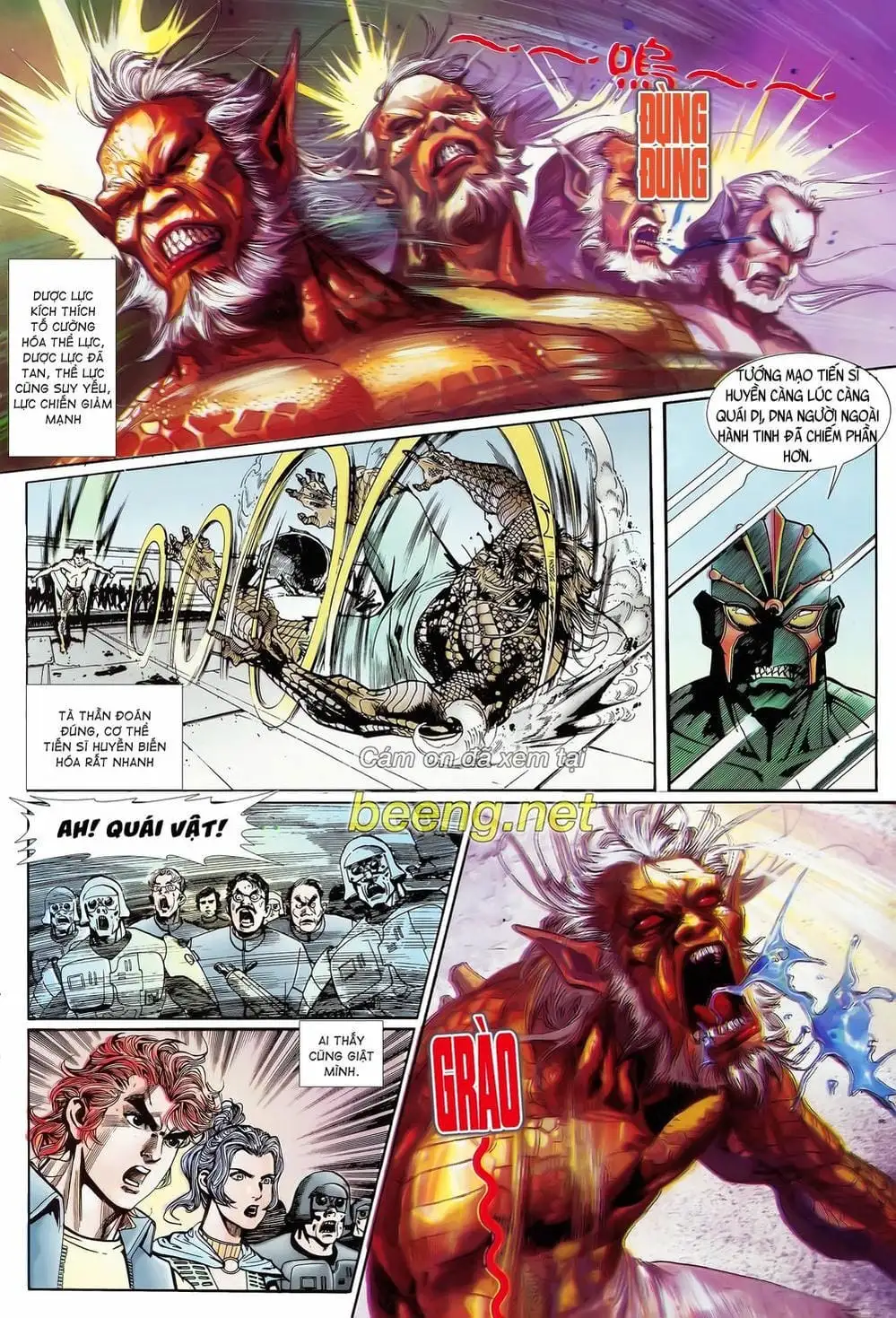 Truyện Tranh Long Hổ 5 Thế trang 8
