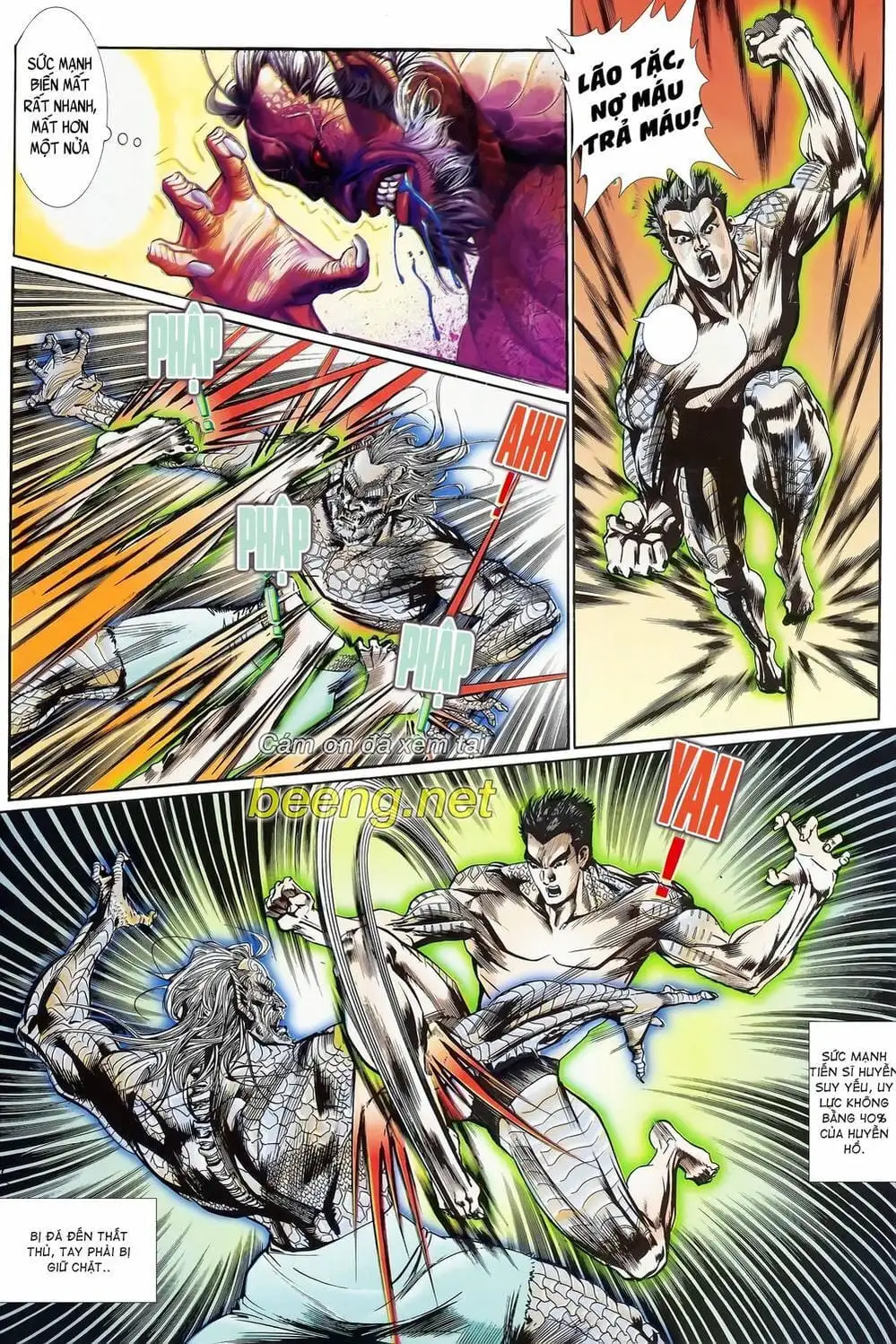 Truyện Tranh Long Hổ 5 Thế trang 8