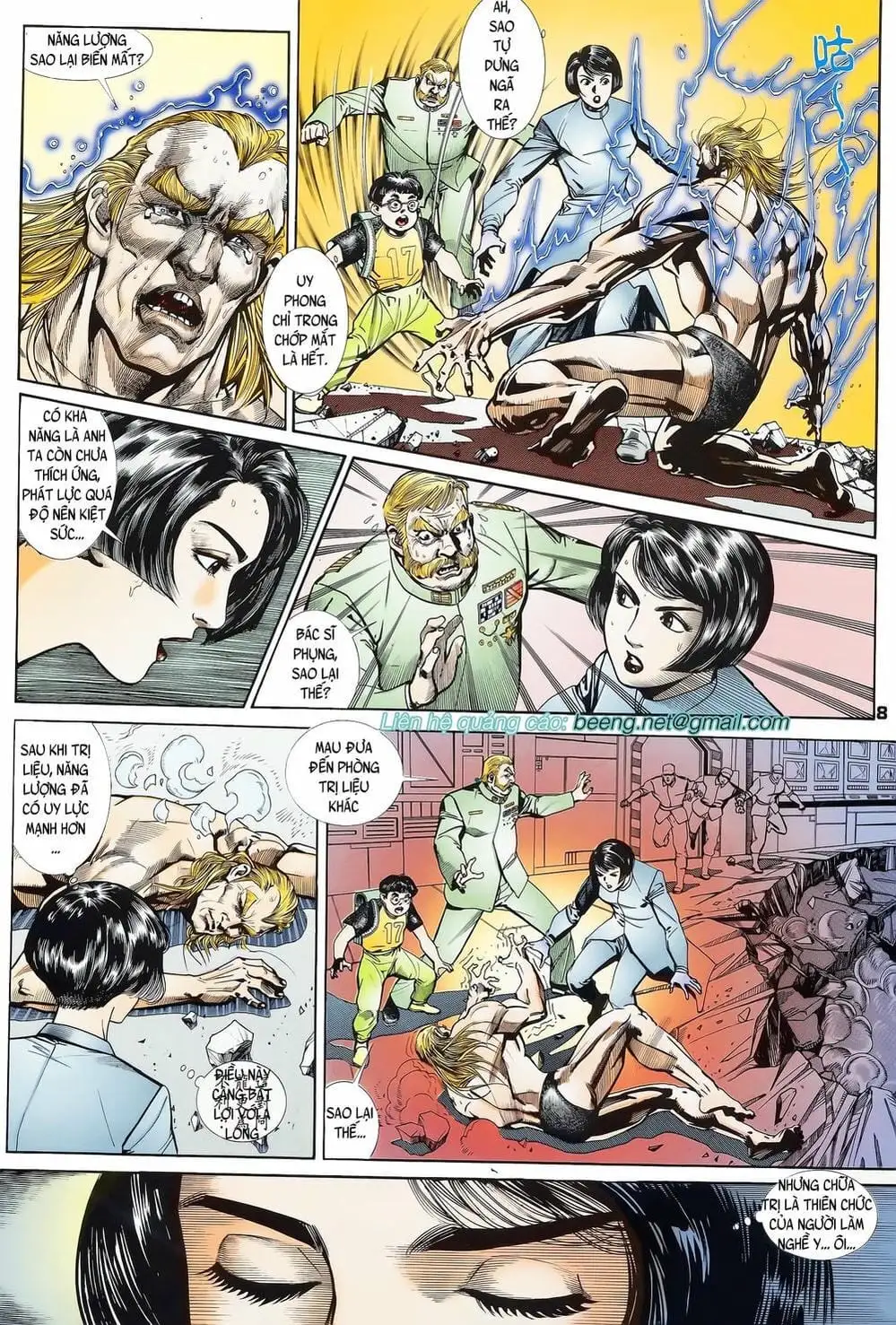 Truyện Tranh Long Hổ 5 Thế trang 8